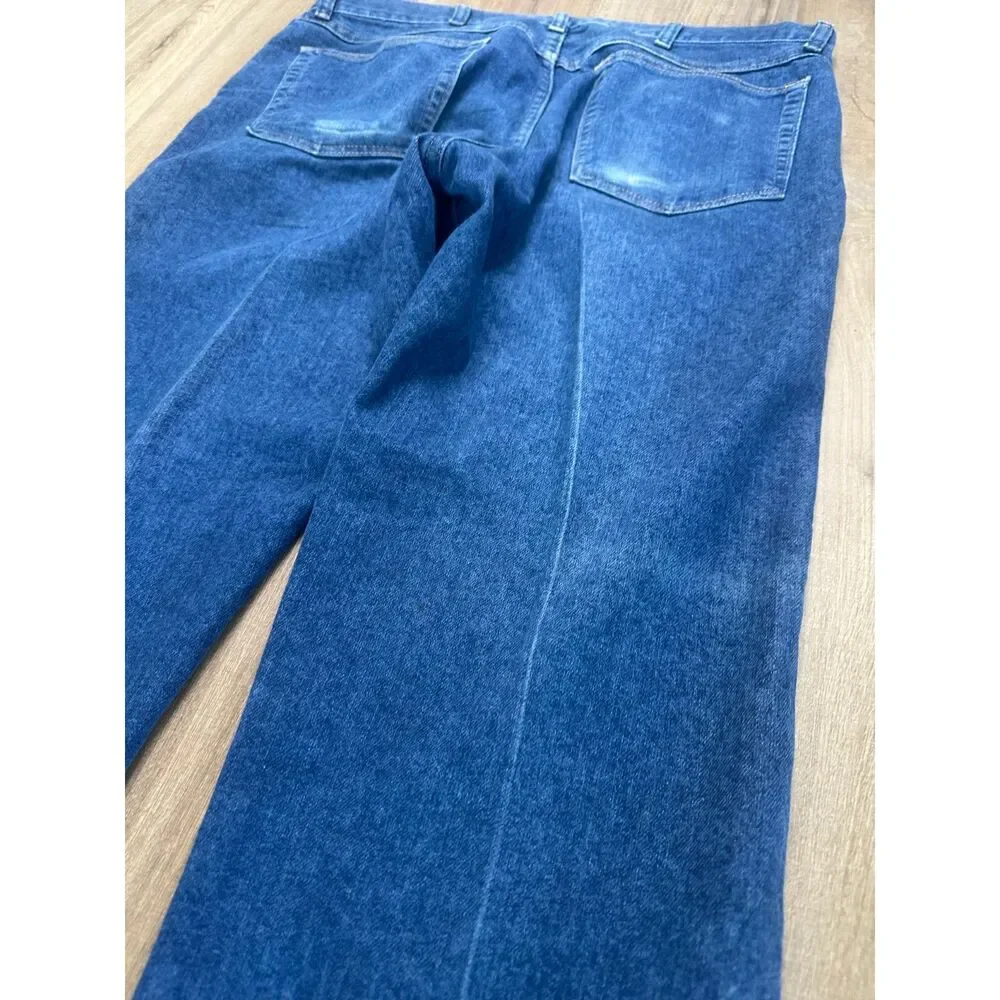 VTG Wrangler Mens Size 36X32 Regular Fit Medium Wash Denim Jeans